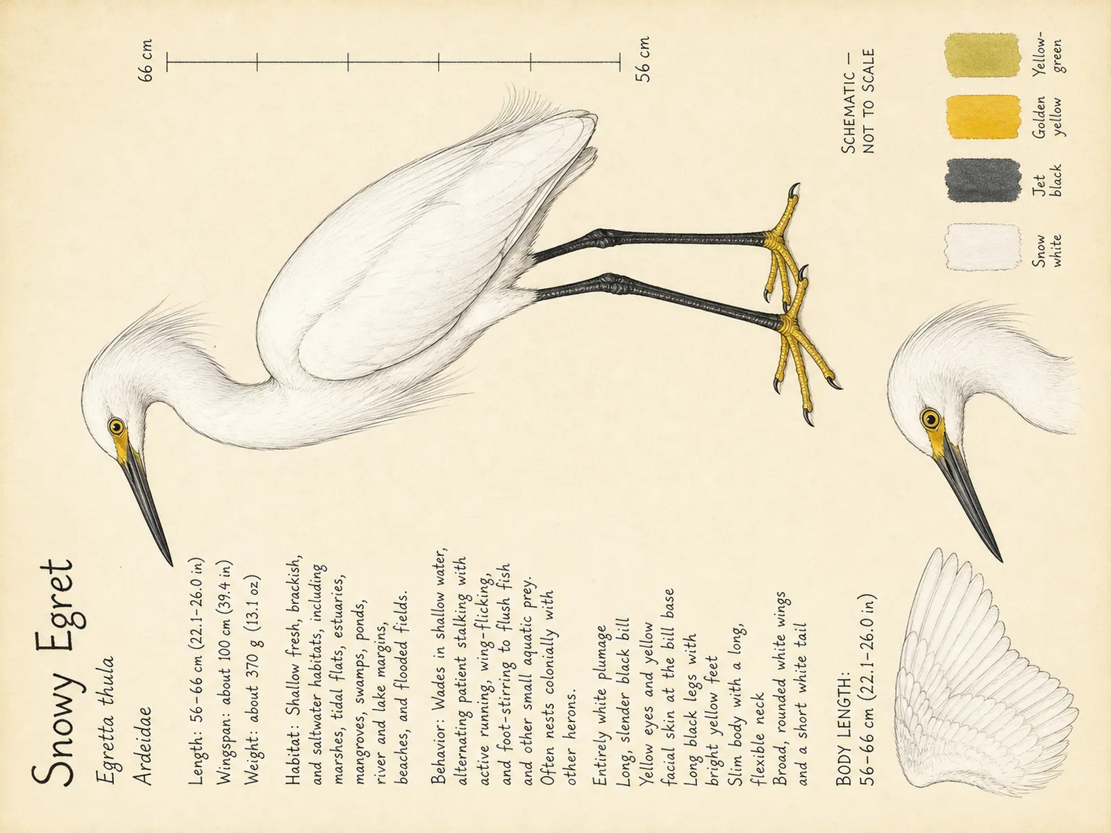 The Snowy Egret plate as rendered on the e-ink frame