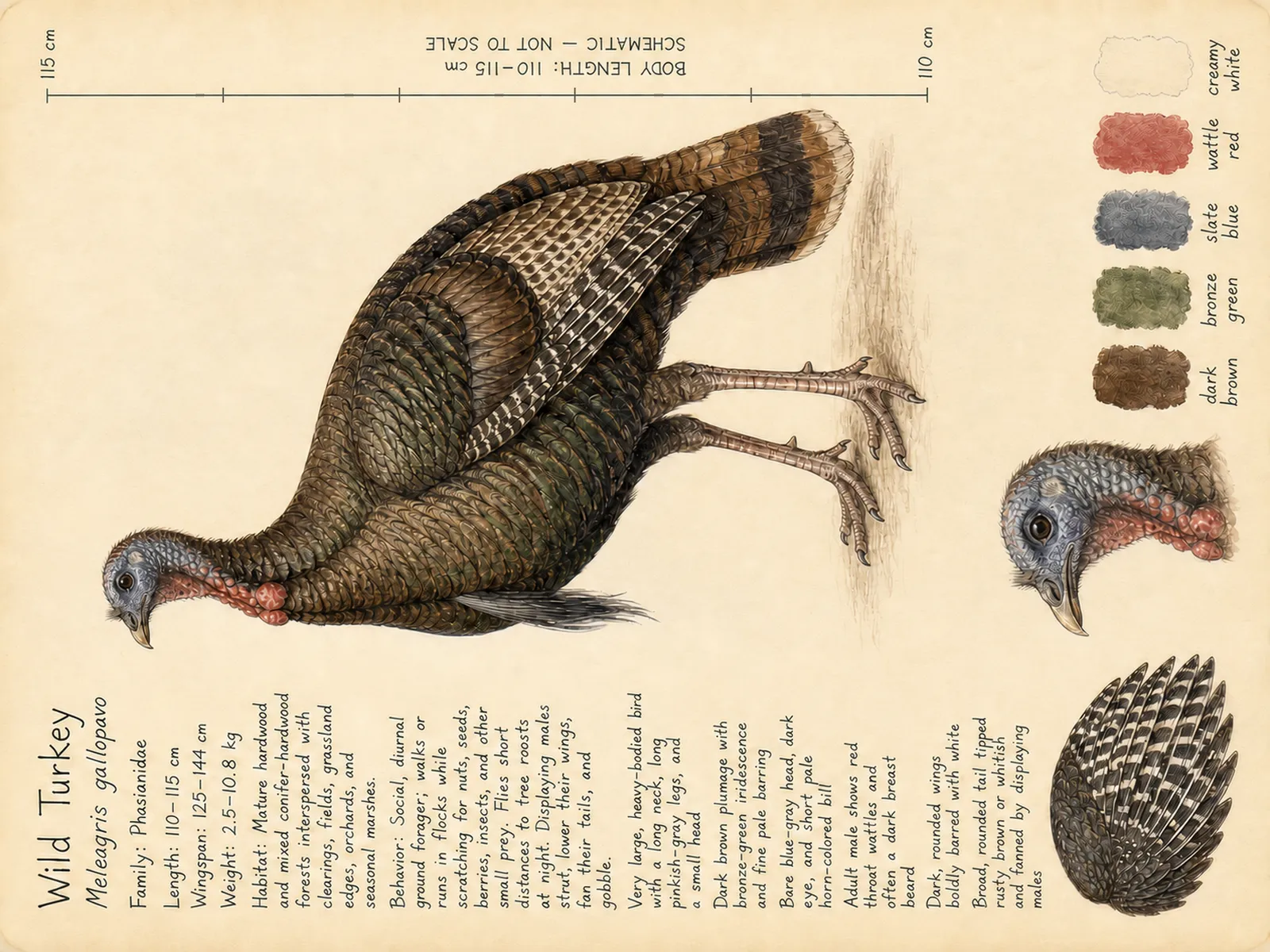 The Wild Turkey plate as rendered on the e-ink frame