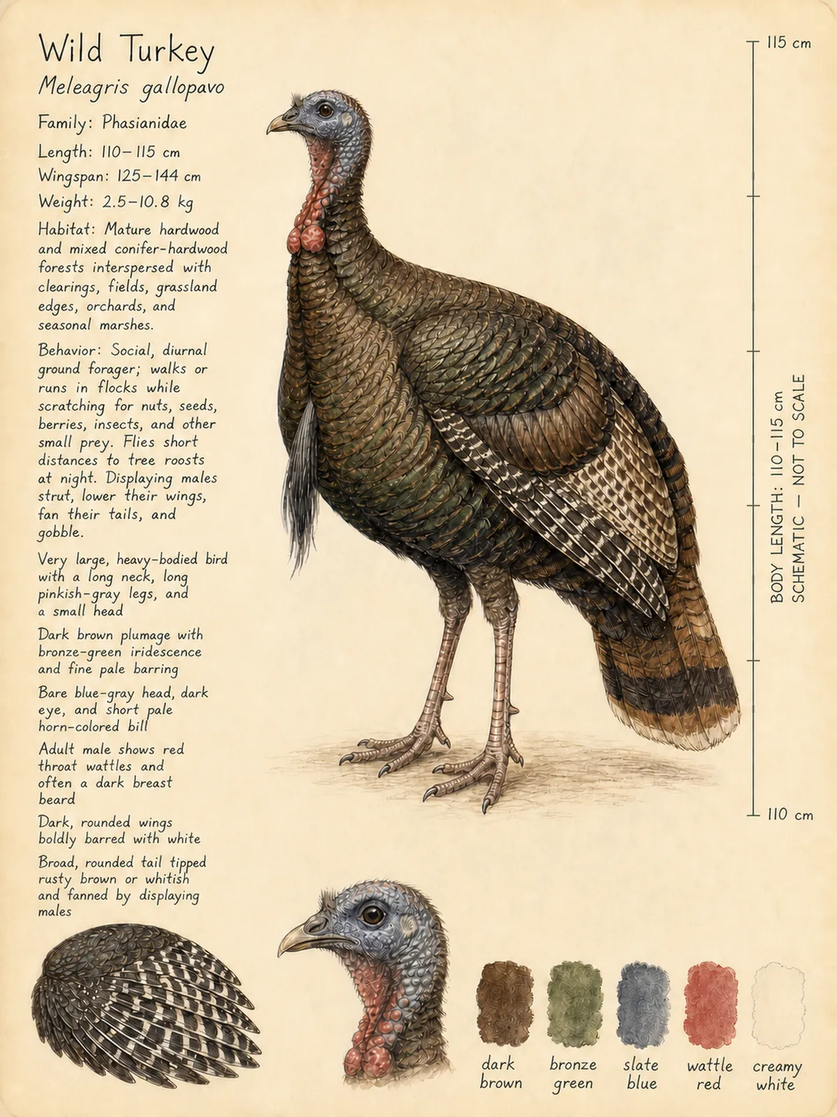 Field-journal plate: Wild Turkey