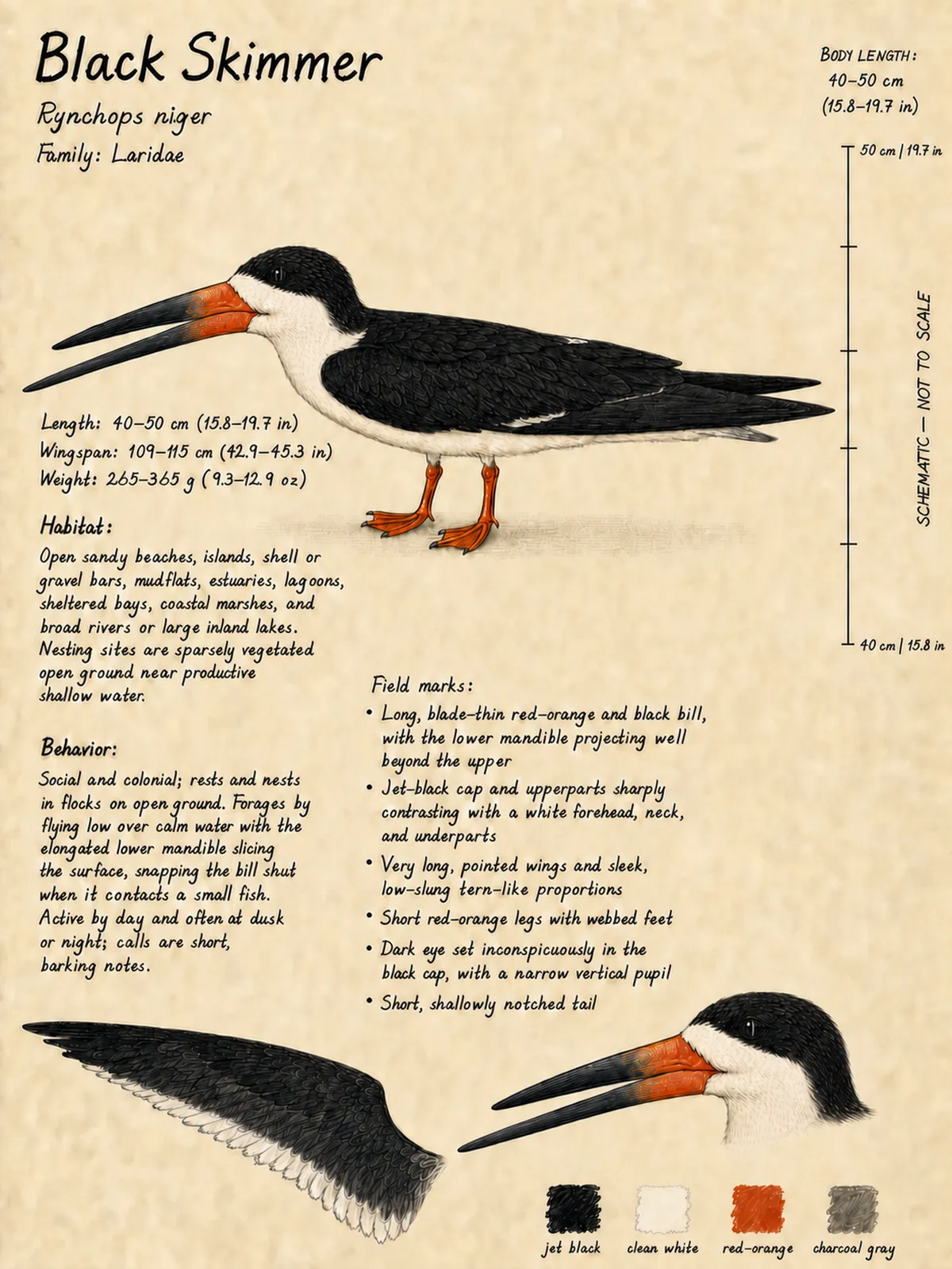 Field-journal plate: Black Skimmer